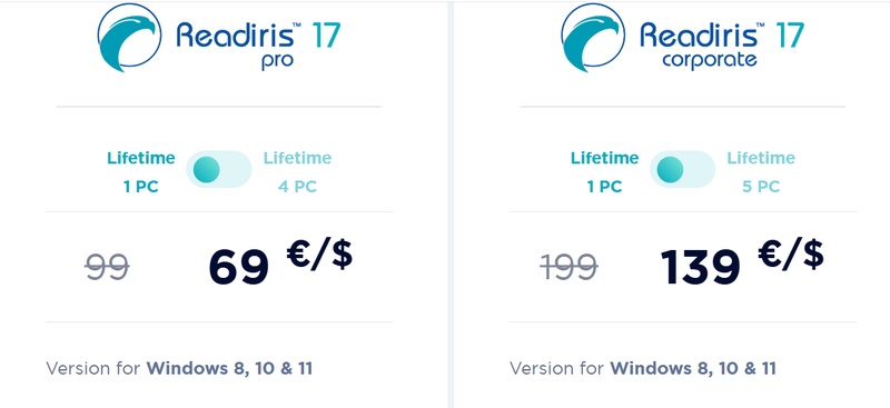 readiris price