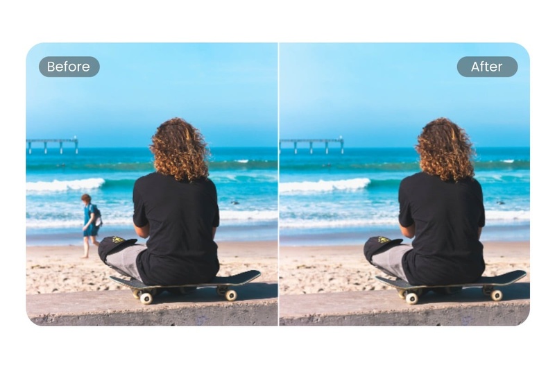 remove an unwanted object from a photo