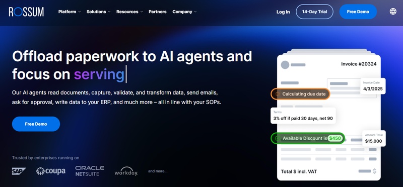 rossum invoice ocr software