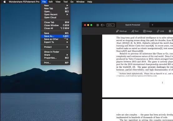 save filled pdf preview