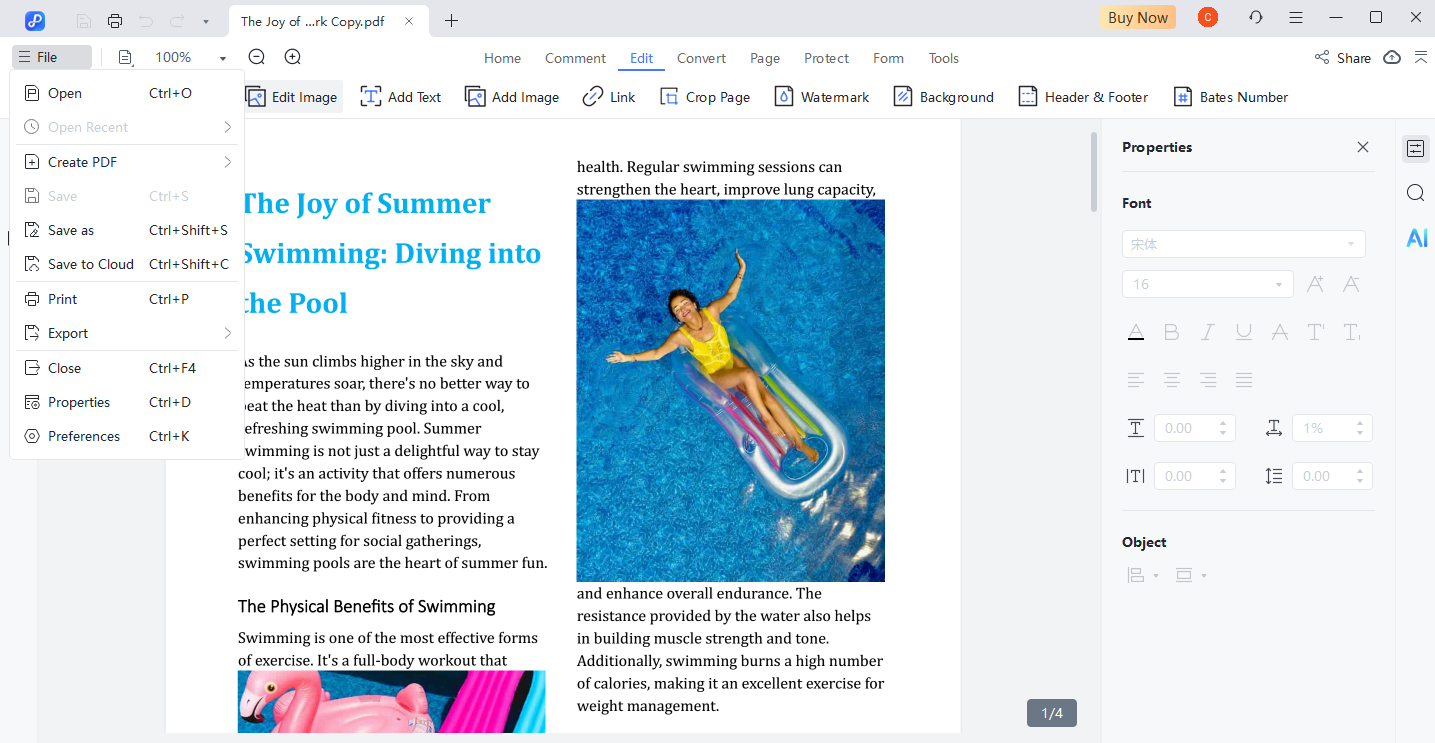 save pdf pdnob pdf editor