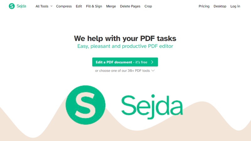 sejda pdf editor