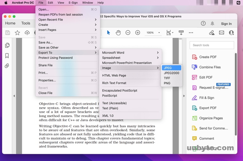 select pdf pages
