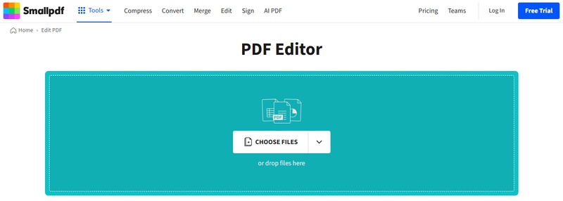 smallpdf edit pdf