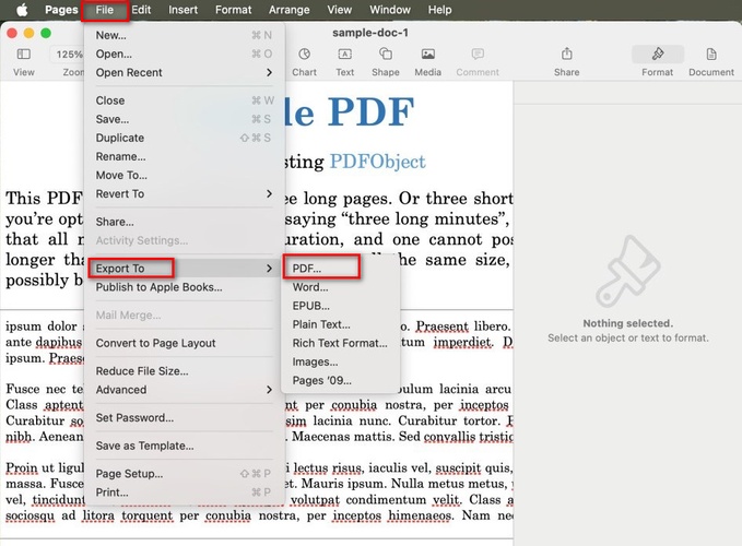 start the conversion process