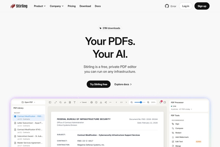 stirling pdf