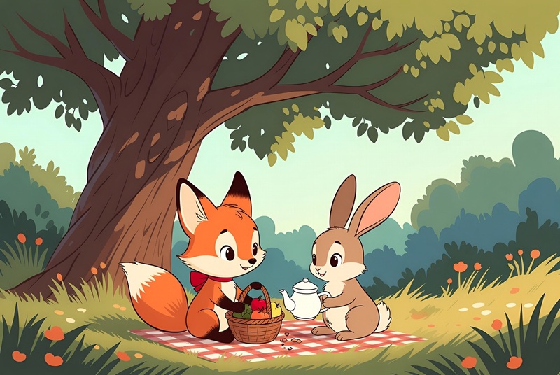 storybook style illustration
