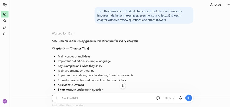 student study guide