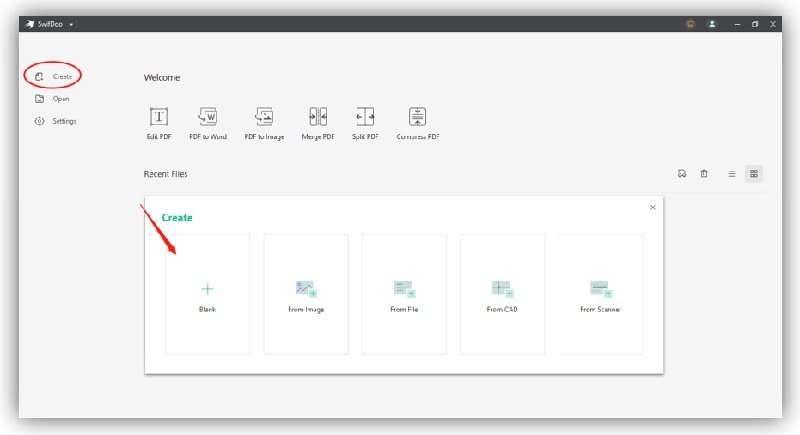 swifdoo pdf homepage