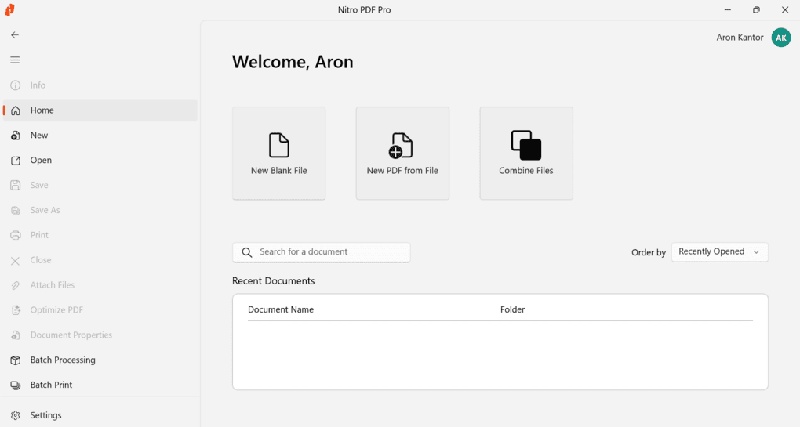 the interface of nitro pdf