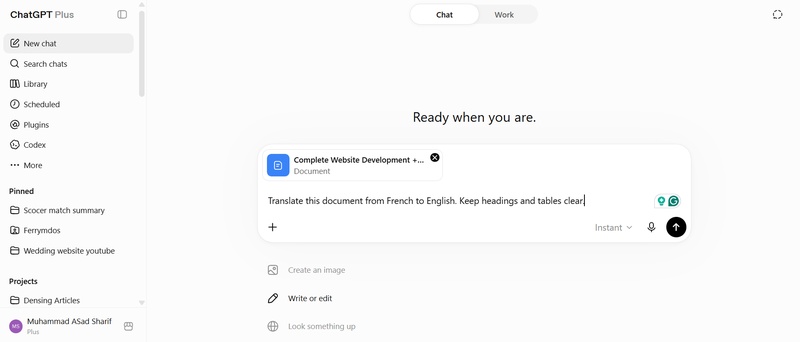 translate scanned pdf free with chatgpt