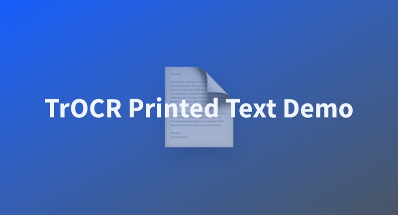 trocr as paddleocr alternative