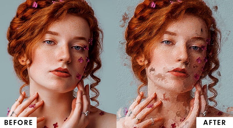 turn a real photo into a painted or illustrated style