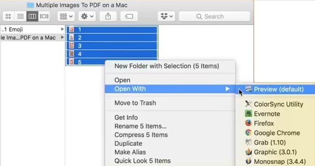 turn a screenshot into a pdf on mac