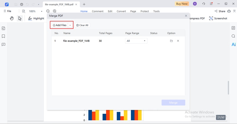 upload all the pdf files