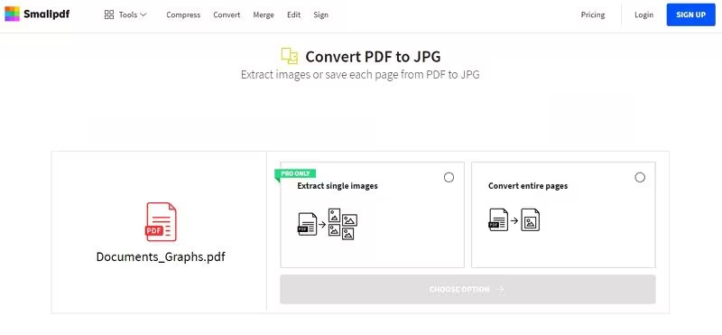 upload pdf smallpdf