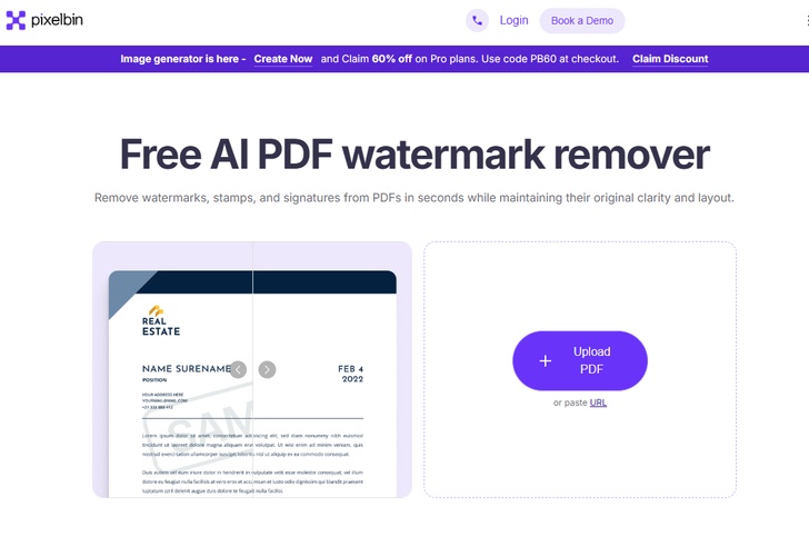 use piyelbin to remove notebooklm watermark