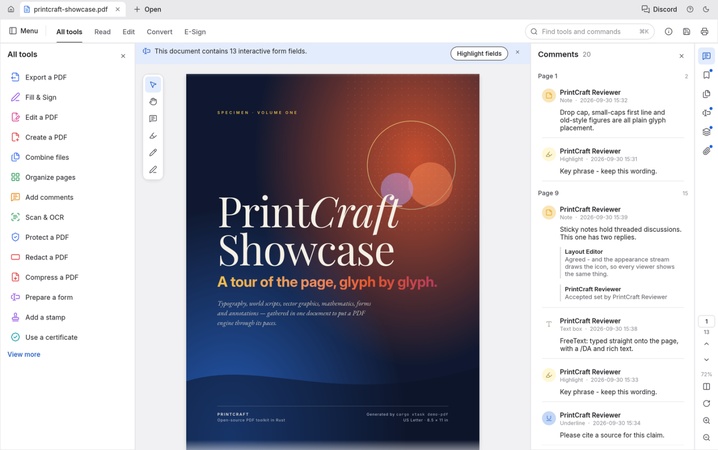 what is pdf craft