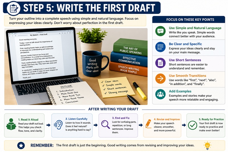 write the first draft