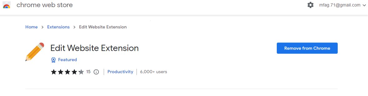 edit website extension