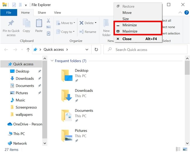 How to Minimize Your Screen in Windows 10