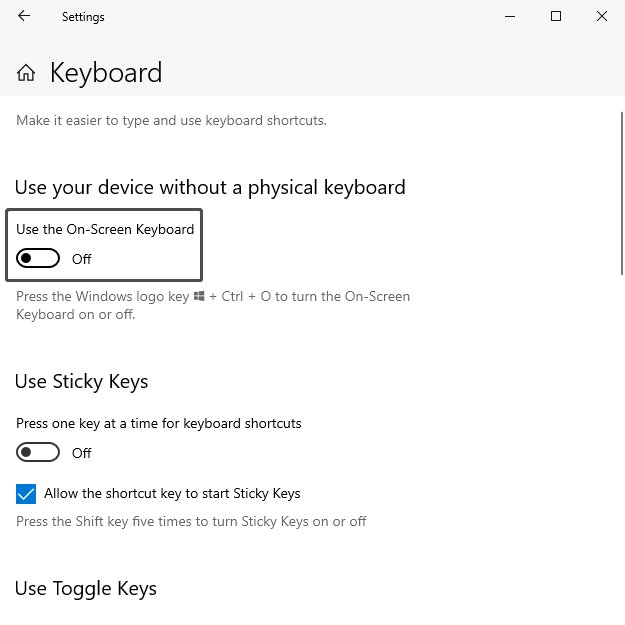 How to make on screen keyboard appear automatically?