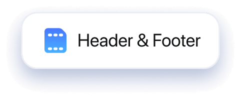 batch add pdf header and footer