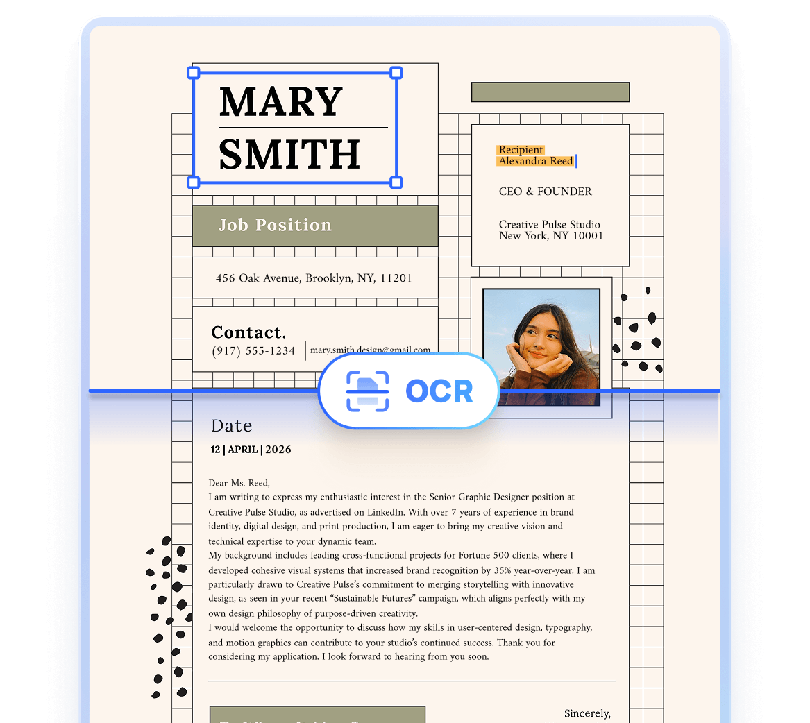 Convert scanned PDF to editable text