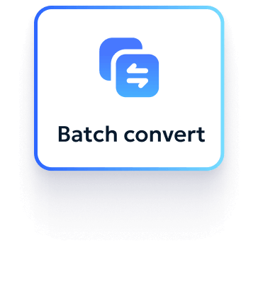 Batch convert PDF