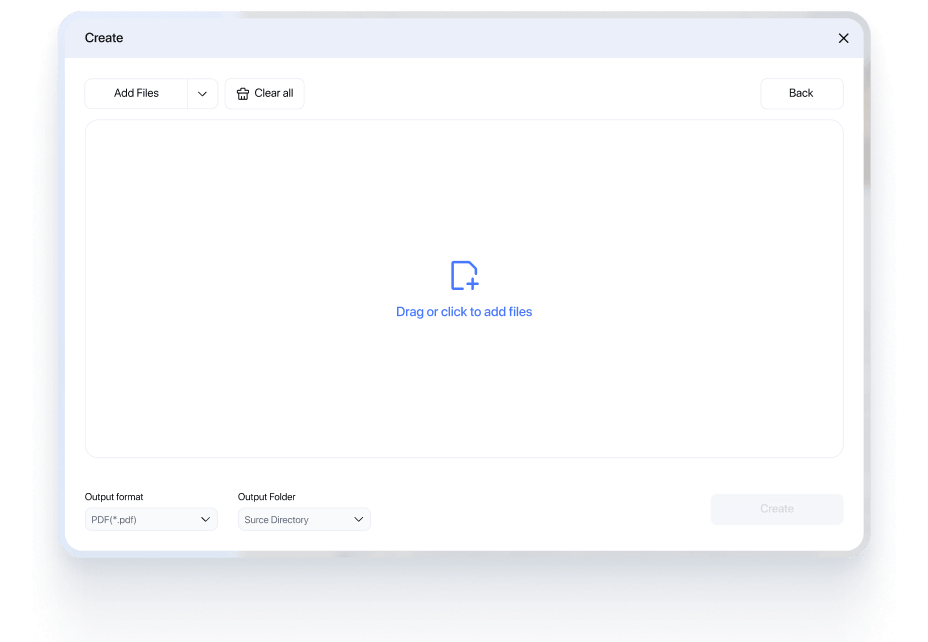 Create PDF from Office