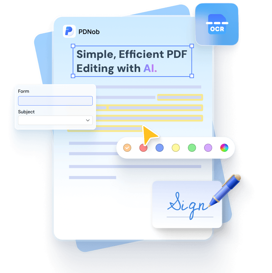 Complete PDF functions