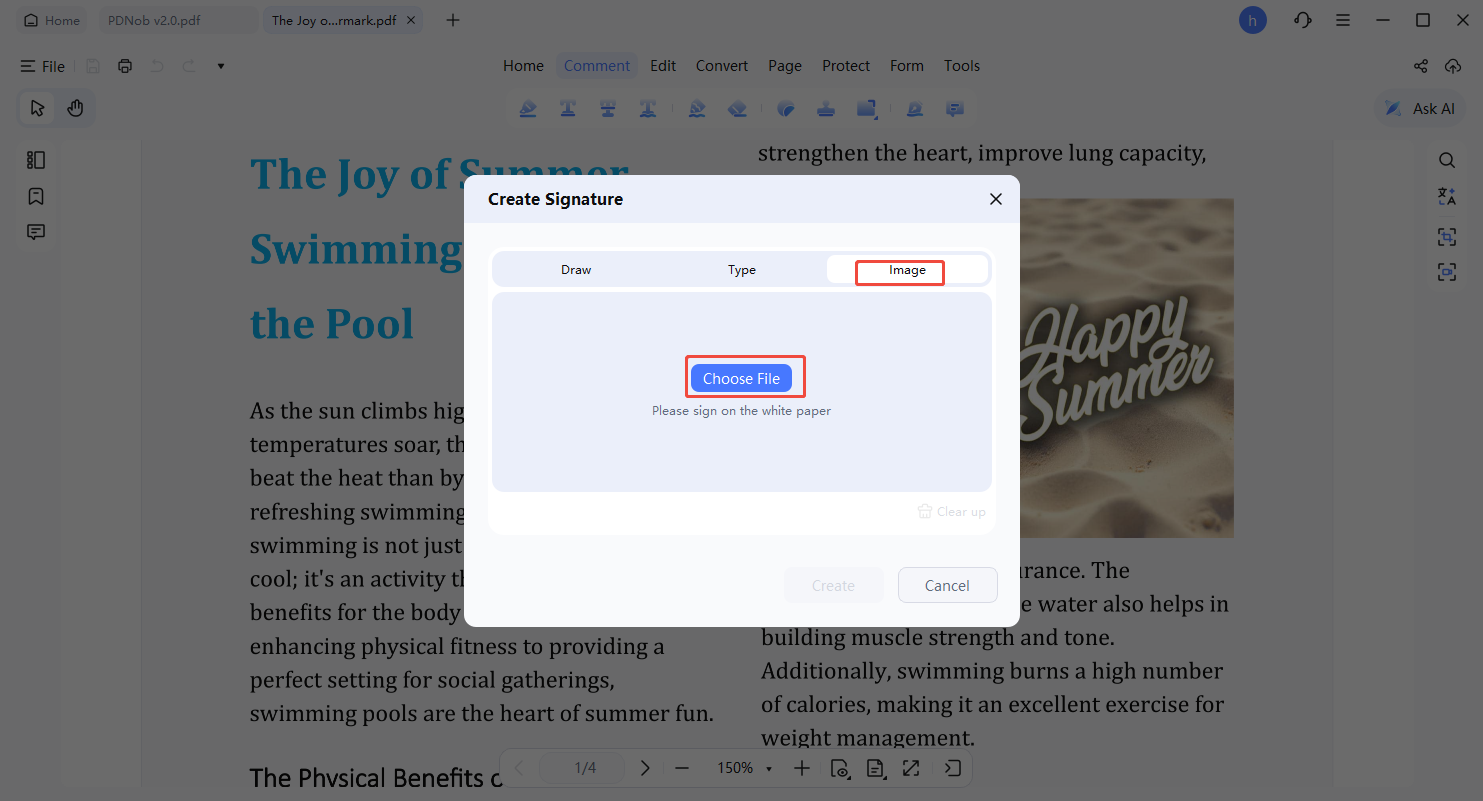 create signature image