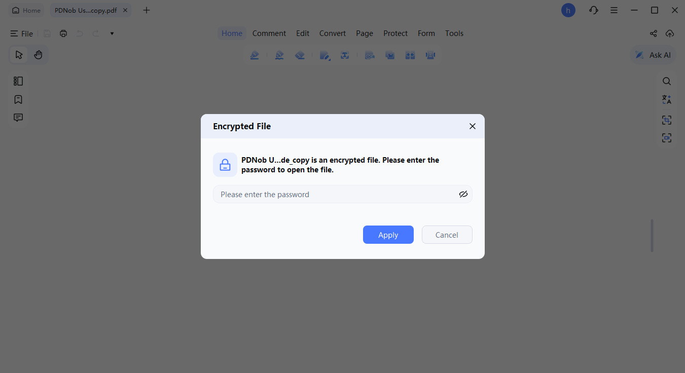 unlock protected pdf