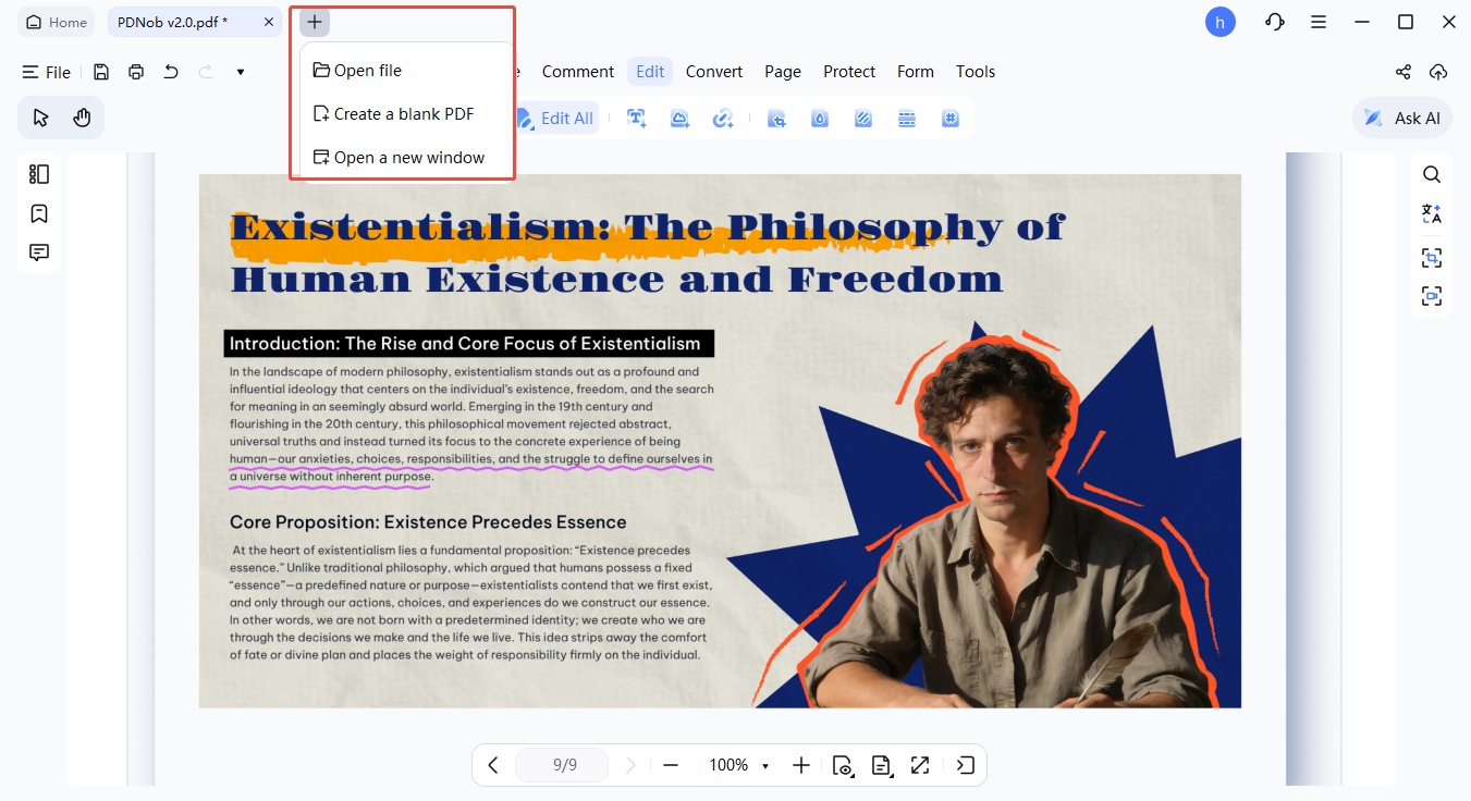 open multiple pdf files