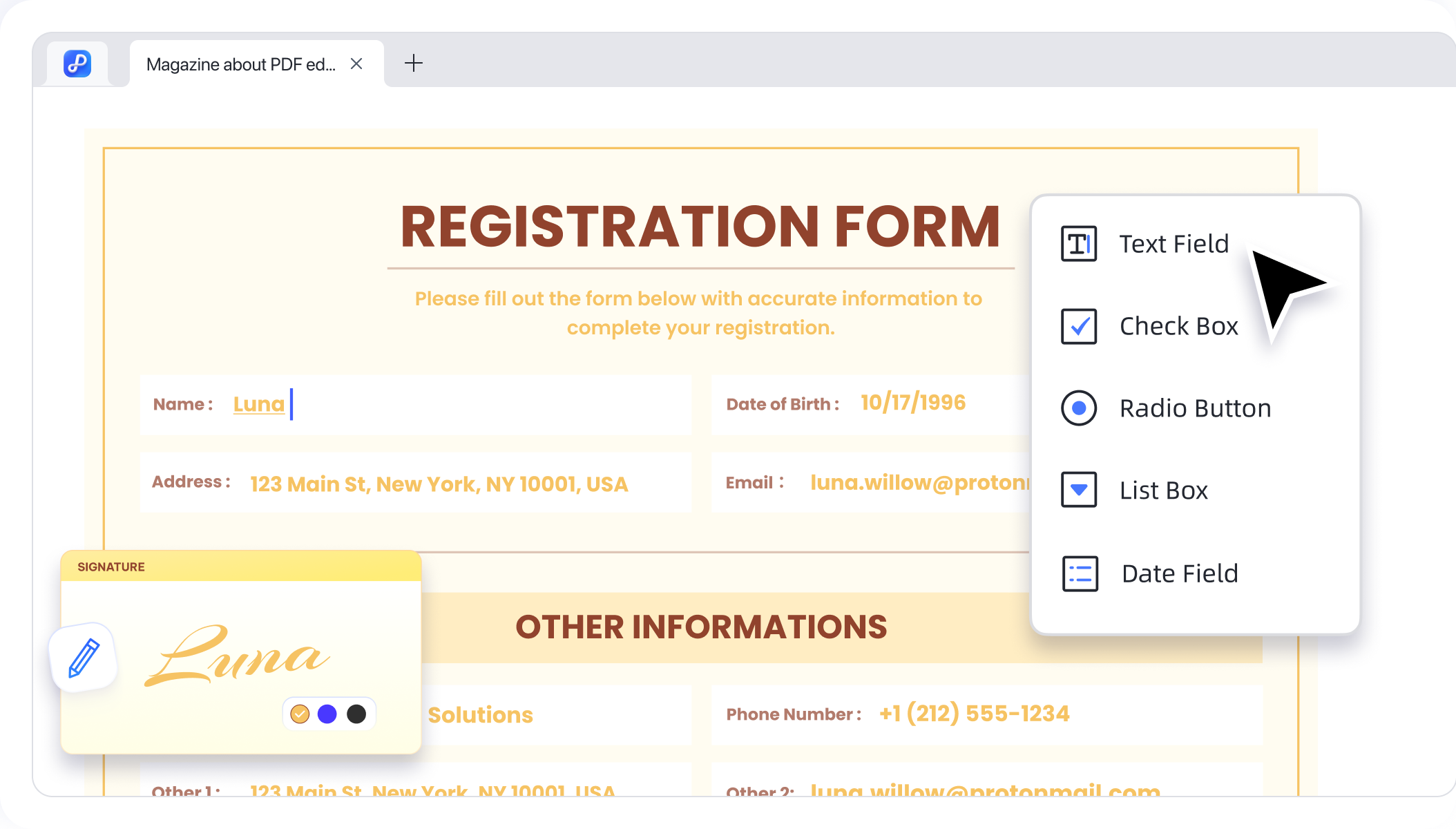 add images with pdnob pdf editor